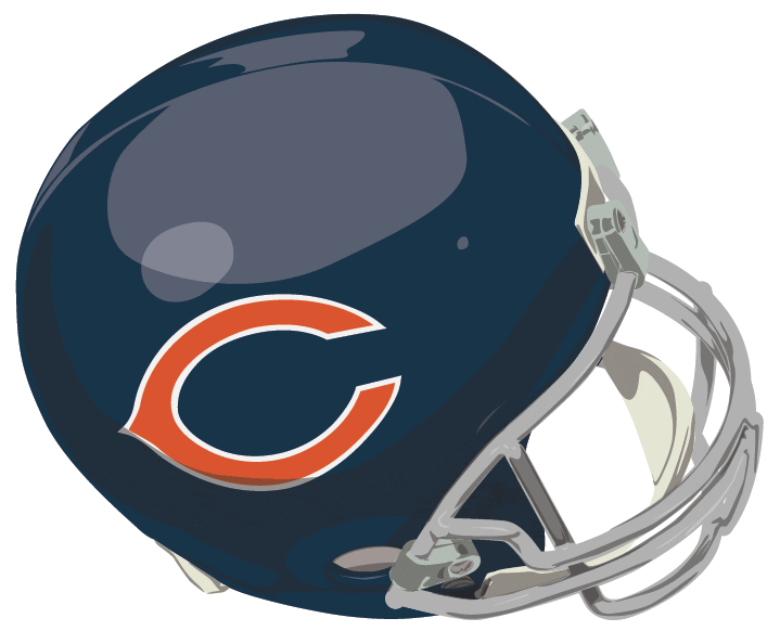 Chicago Bears 1974-1982 Helmet Logo iron on paper